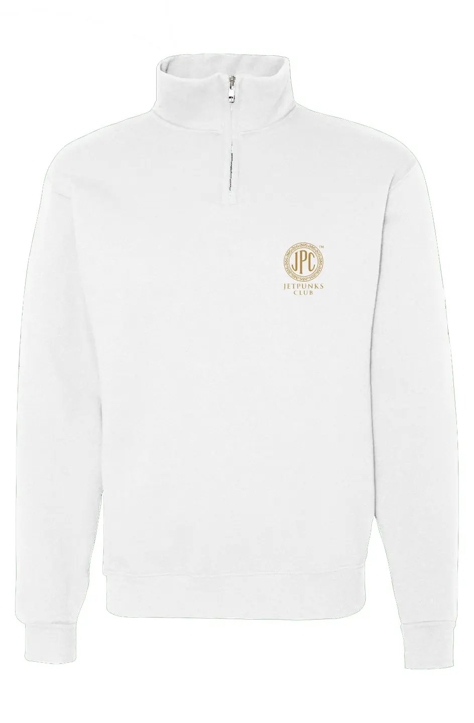 Cadet Collar Quarter-Zip Sweatshirt